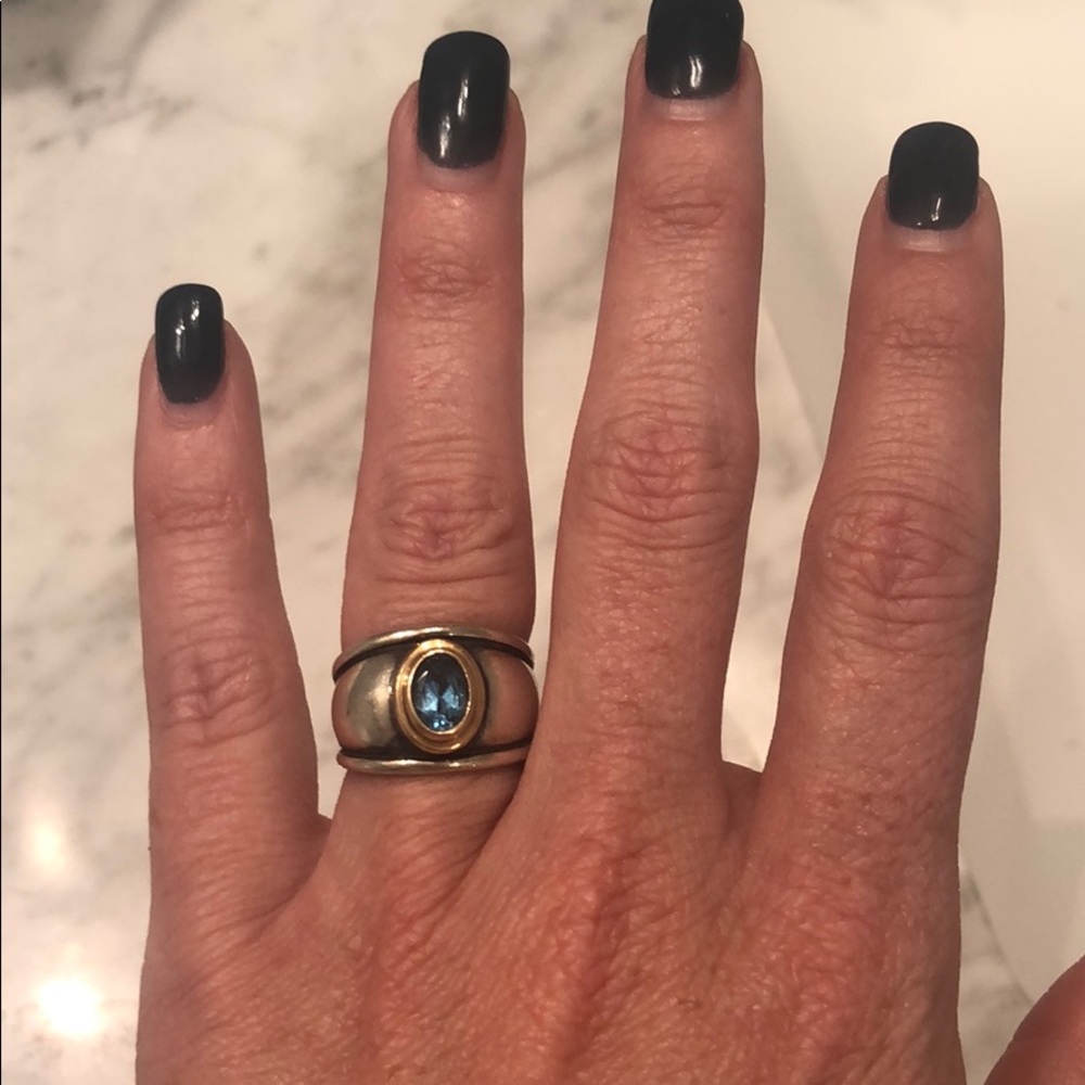 Retired James Avery Christina ring 14k gold sz 5